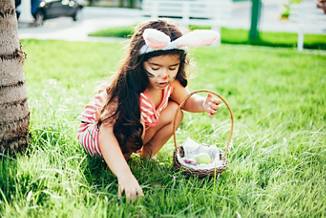A young girl participating in an Easter egg hunt | Blog | Greystar
